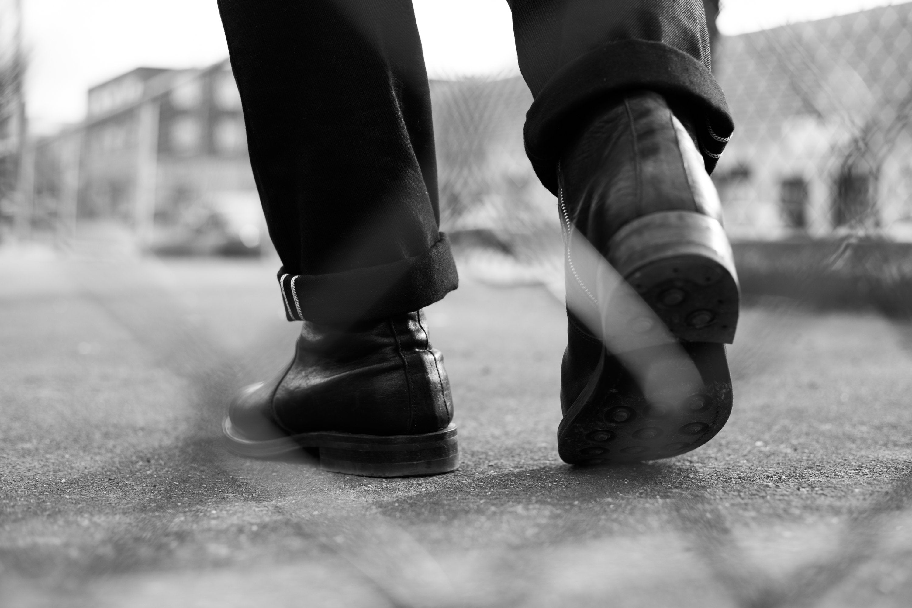 Side Zip Black Washed Horsehide – VIBERG