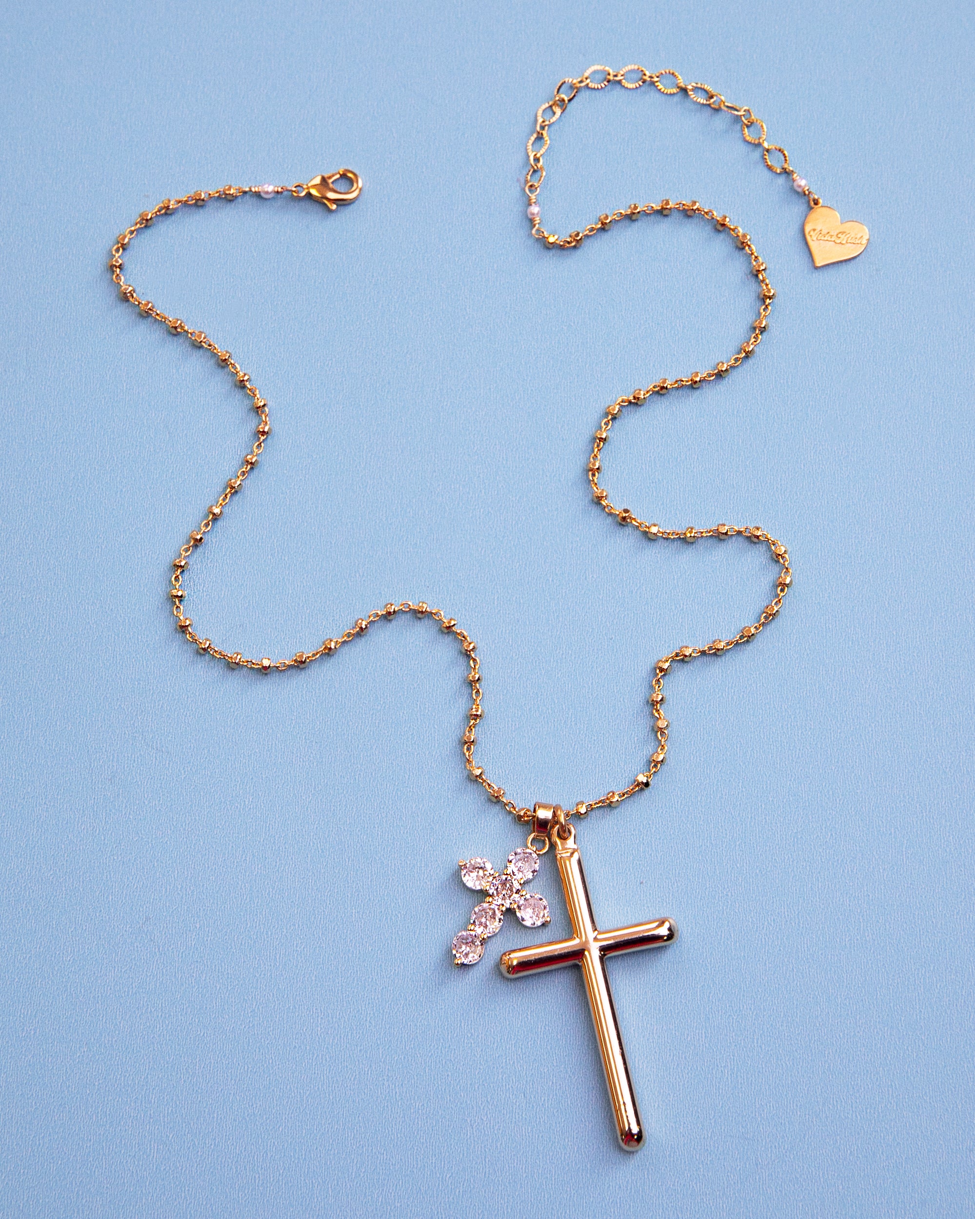 Double Cross Necklace – VidaKush