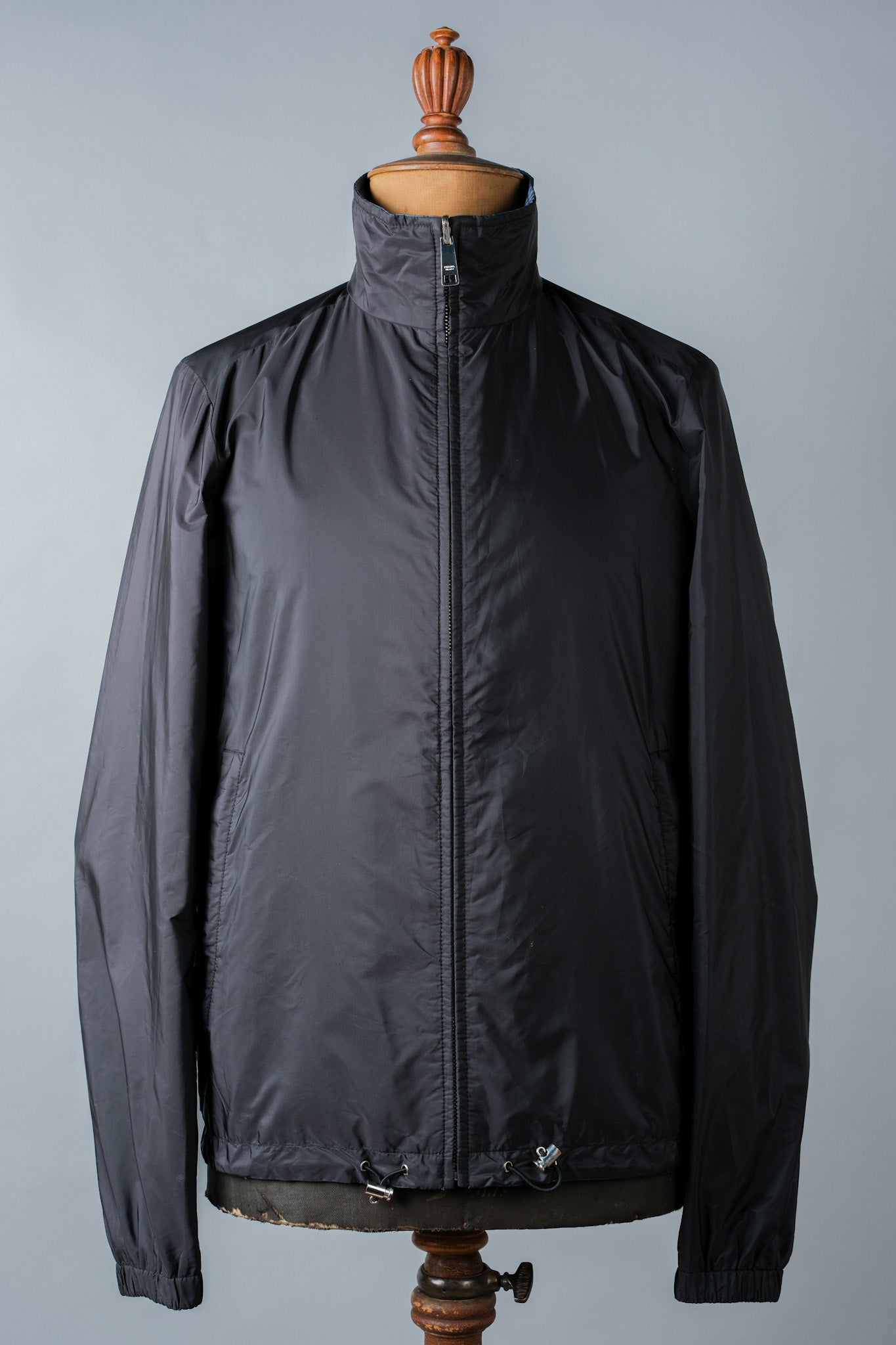 2010's] Old Prada Linea Rossa NYLON REVERSIBLE ZIP UP JACKET SIZE.4