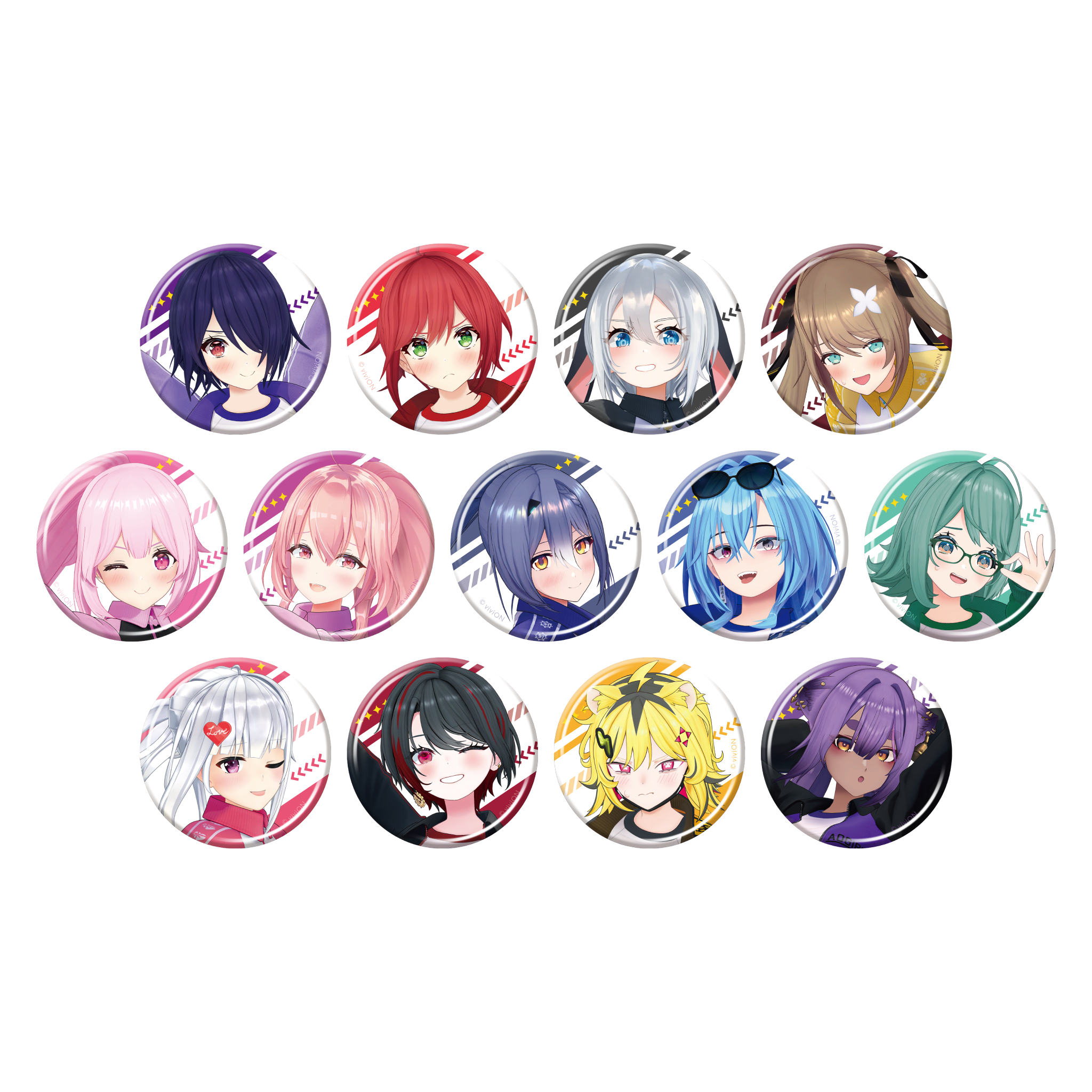 あおぎり高校 トレーディング缶バッジ vol.2 – viviON BLUE