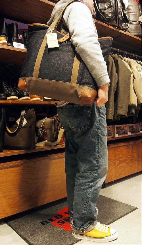 再入荷】WAREHOUSE [Lot.5212 DENIM TOTE BAG/Indigo] BLOG スリー