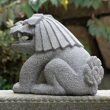 狛犬シーサー 販売 狛犬職人が石でオリジナルの魔除けを彫刻