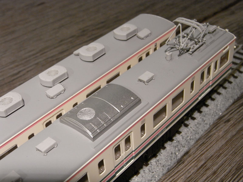 GM 107系 100番台 前期形を少しいじった | LRM : 鉄道模型 ジオラマ