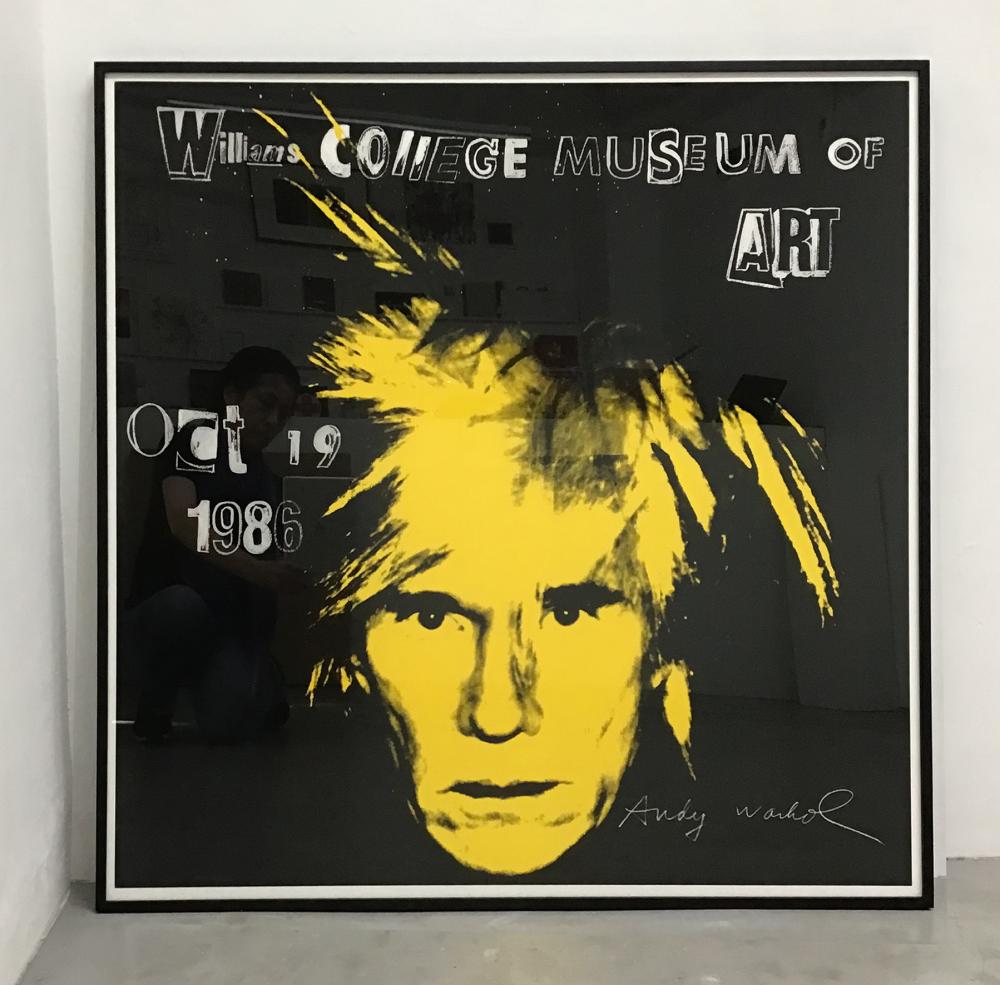 アンディ・ウxーホル展覧会ポスター ウィリアムス・カレッジ・オブ