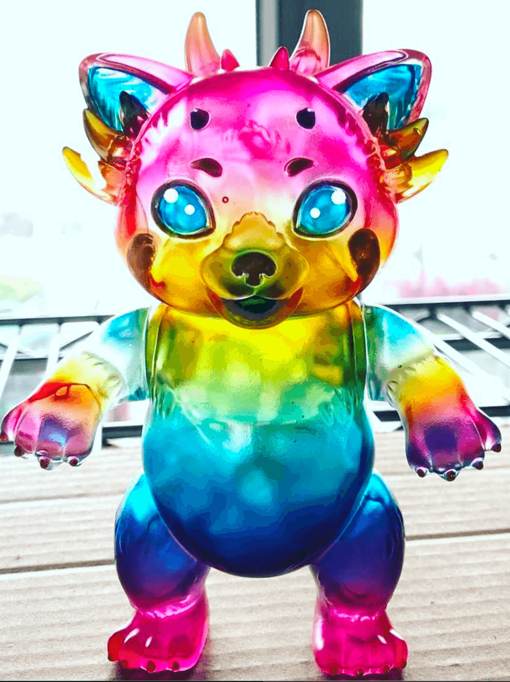 Red Panda Kaiju By Candie Bolton x Piece of Art Toys - The Toy