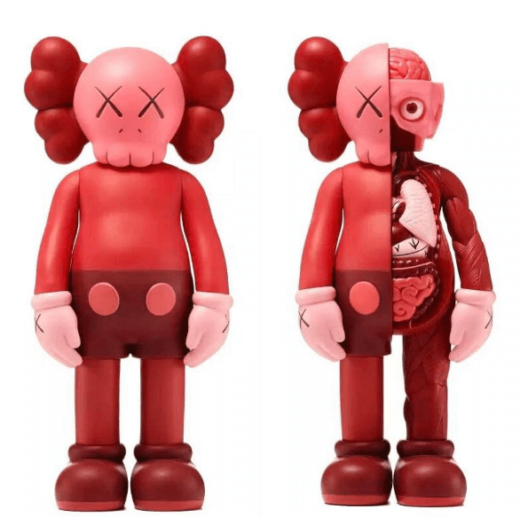 RED BLUSH KAWS Companion - The Toy Chronicle