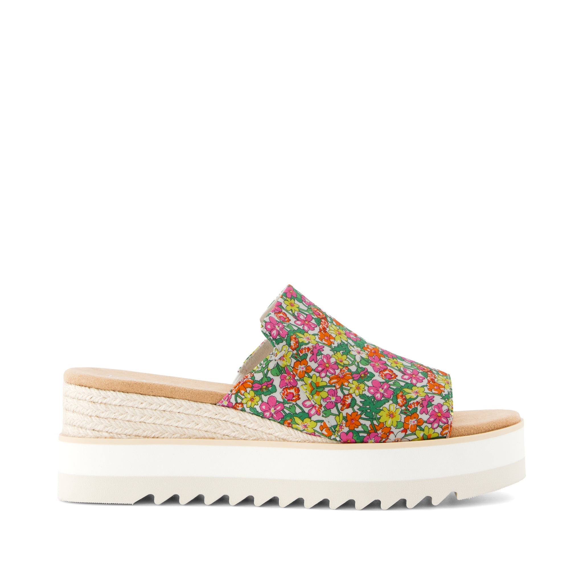 Diana Mule Roses Liberty Print Wedge Sandal – TOMS.com