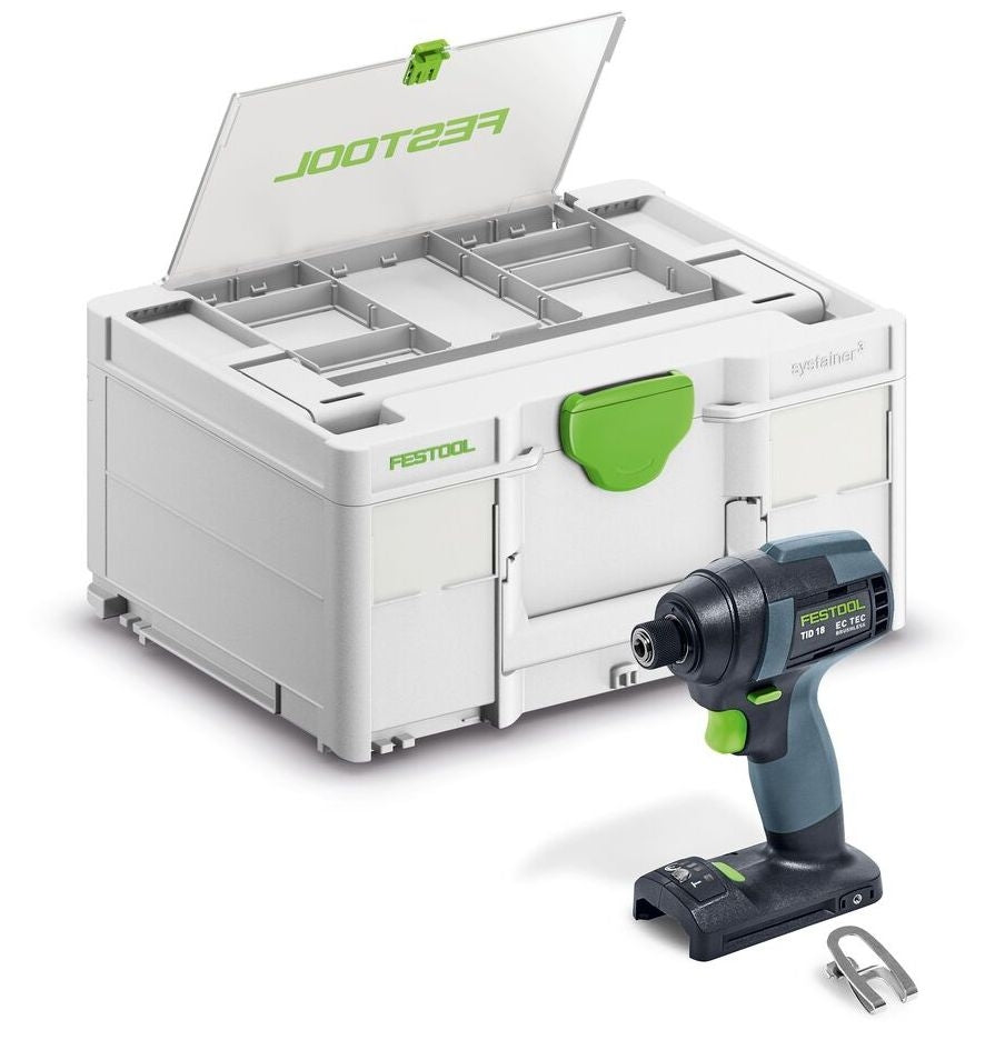 Festool 577613 TID 18 Cordless 18V Impact Driver BASIC, Tool Only