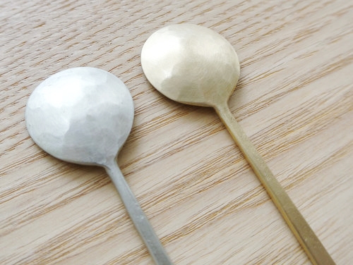 坂野友紀のコーヒースプーン（洋白＆真鍮） | インテリアブログ 22web