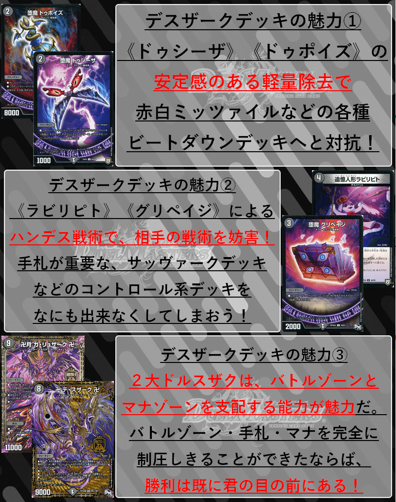 デュエル・マスターズ】黒単デスザーク【環境デッキ集】: カードを買う