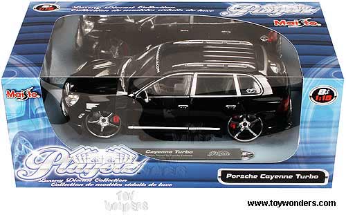 Maisto Playerz - Porsche Cayenne Turbo SUV (1:18, Black) 31070