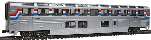 Kato 35-6062 HO Scale Amtrak Superliner Lounge - Phase III #33010
