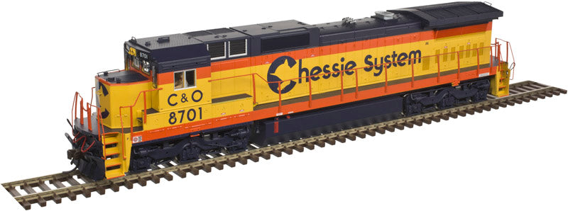 Atlas 10002263 HO Chessie System C&O DASH 8-40C Silver Diesel