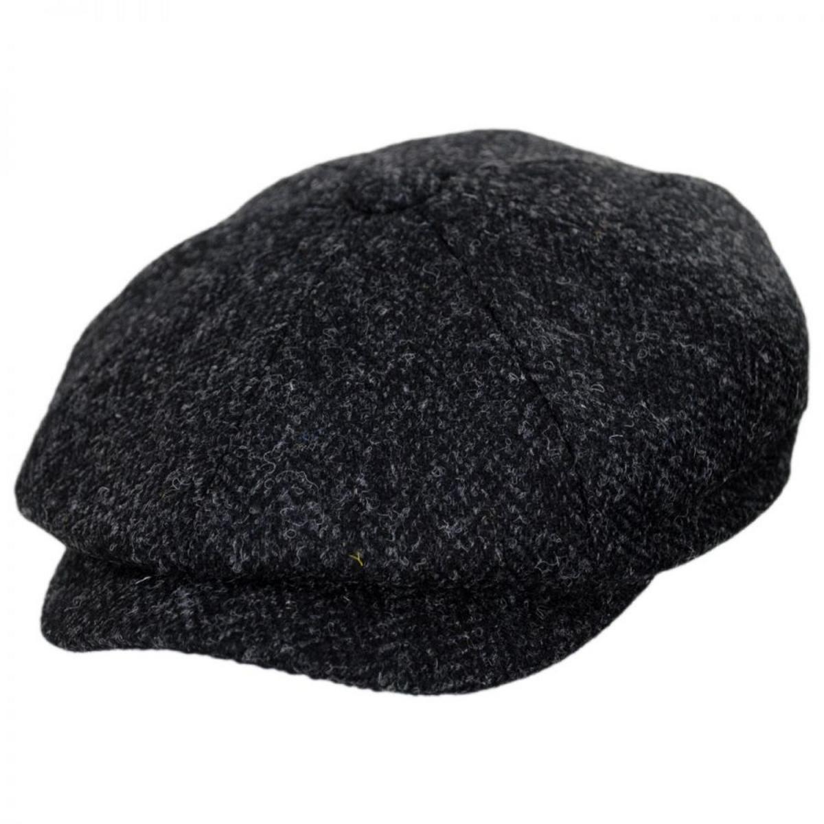 Taransay Harris Tweed Wool Newsboy Cap – Village Hat Shop