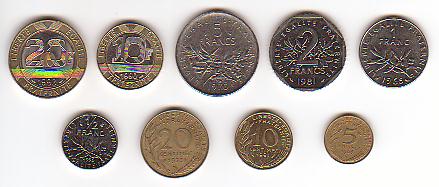 Paris - 街に出よう！ - ﾌﾗﾝｽﾌﾗﾝ紙幣・硬貨ｻﾝﾌﾟﾙ