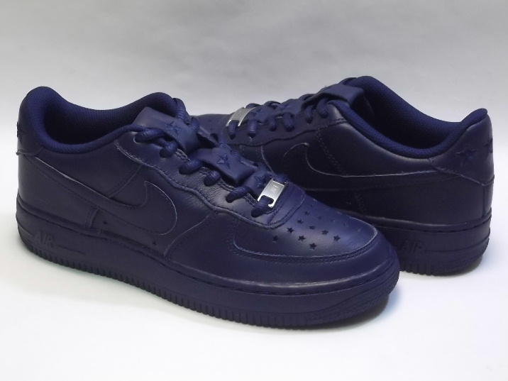 ナイキ エアフォース 1 クイックストライク GS ネイビー・ネイビー