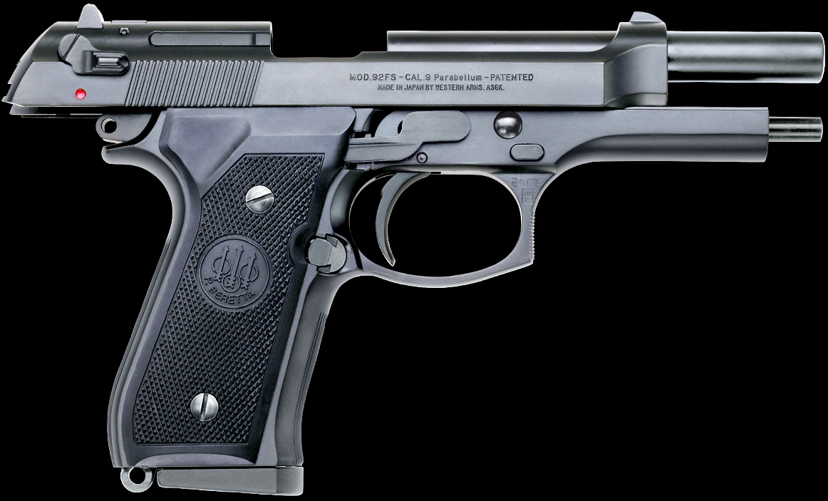 完売】WA【ベレッタ】M92FS ダイハード ガンブラックver. 【WESTERN ARMS】