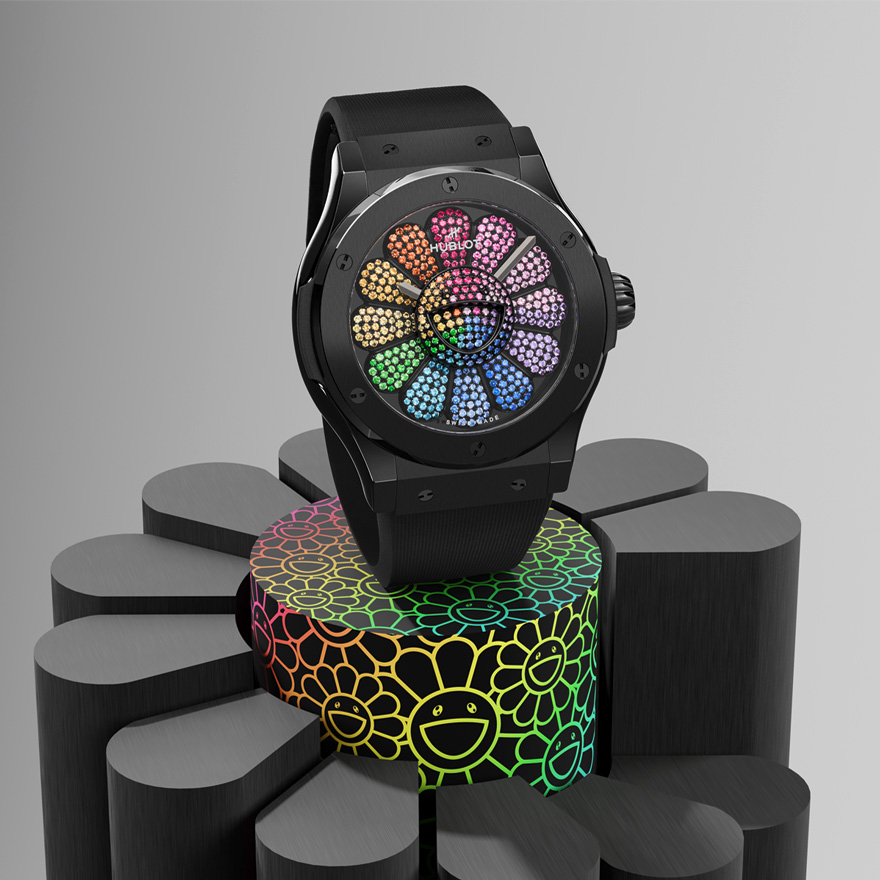 ウブロと村上隆が13本のユニークピースと13点のユニークNFT アート作品