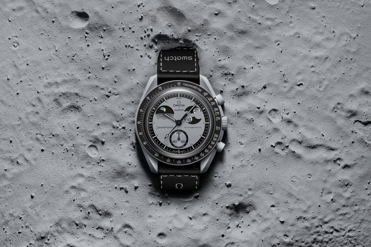 オメガ×スウォッチの新作、月から見た地球を讃える「バイオセラミック
