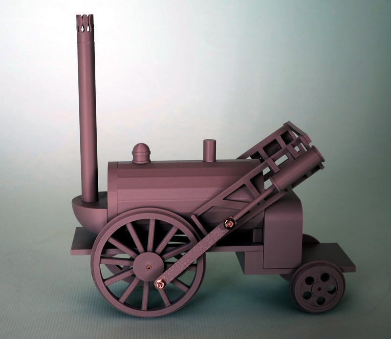 ロケット号 (3Dプリント Gゲージ)＞特集 サイエンスワールド＞2025年9月号