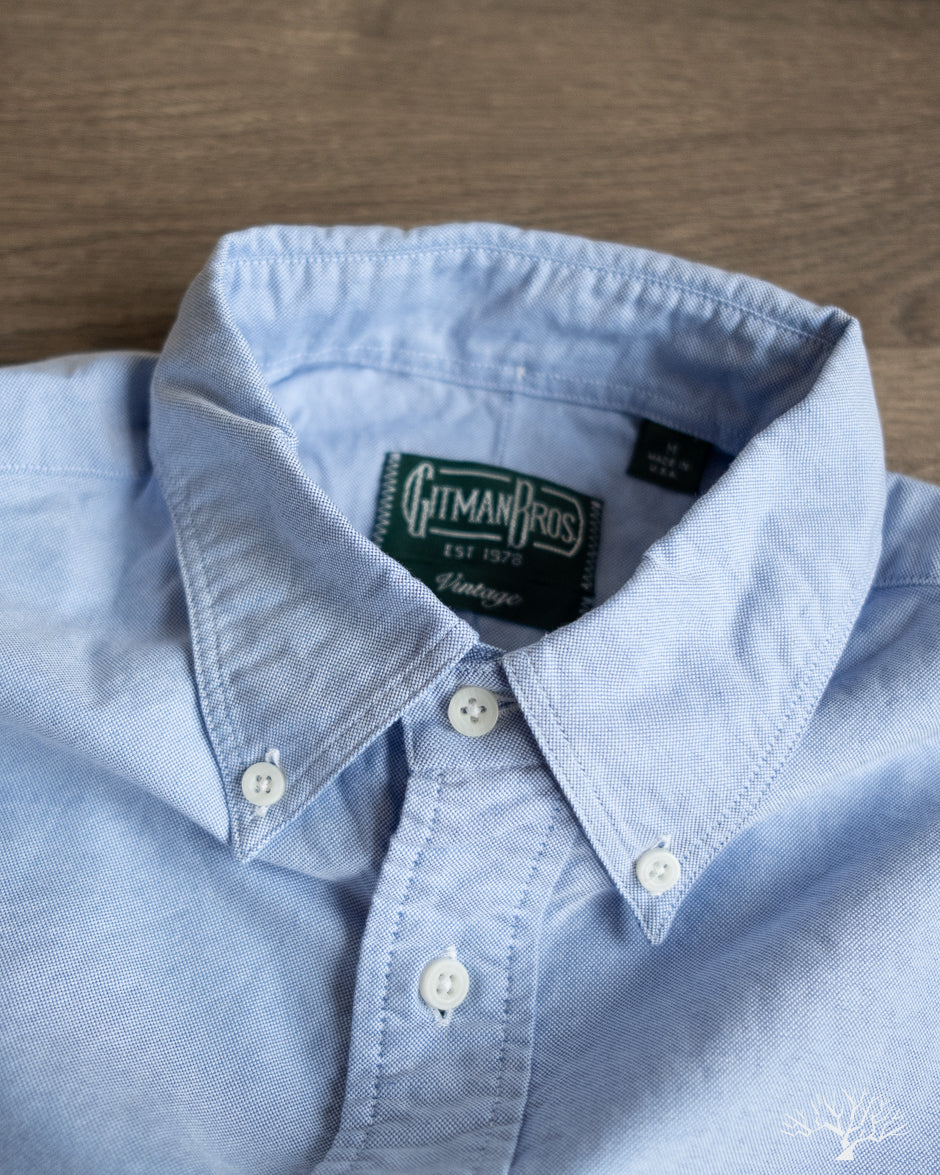 Gitman Vintage - Oxford Cloth Button Down Shirt - Blue – Withered Fig