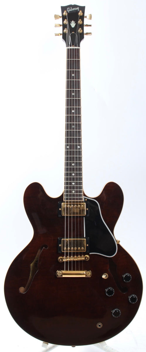 2001 Gibson ES-335 Dot trans brown gold hardware – Yeahman's