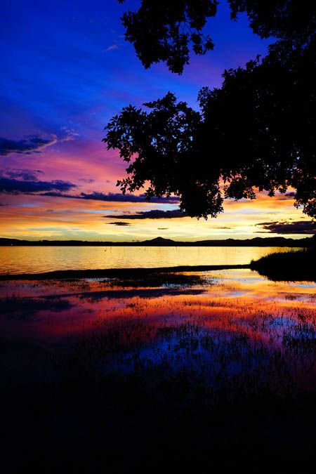 涸沼（茨城町）夕暮れショーの始まりだよ♪ - ゆたりやの亭主