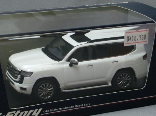 トヨタ ランドクルーザー ZX 2021 ホワイトパール [ミニカーショップ