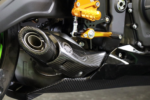 Ninja ZX-25R (2020-) マフラーヒートガードSTD --