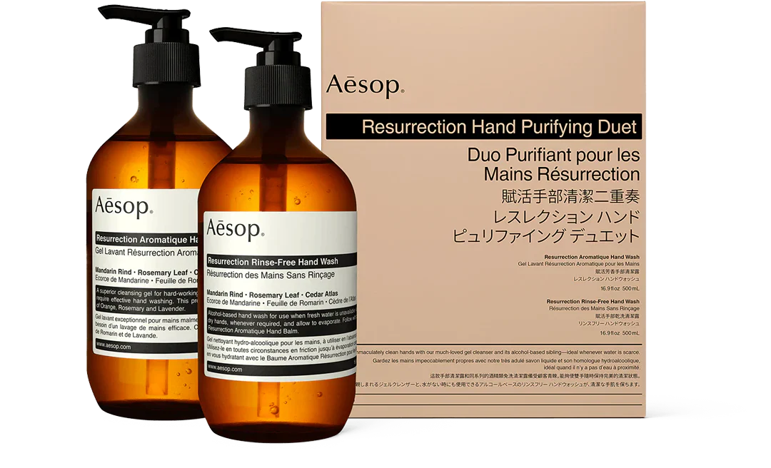 Aesop Resurrection Hand Purifying Duet – Aesop Singapore