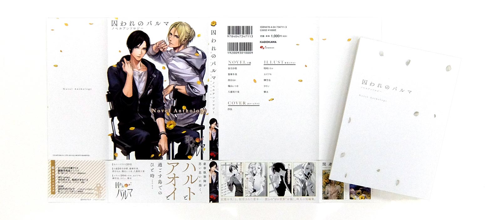 Afterglow-inc » エンターブレイン『囚われのパルマ ノベルアンソロジー』