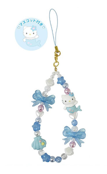 ハローキティ フォンストラップ マーメイド [ティー・シー・ピー
