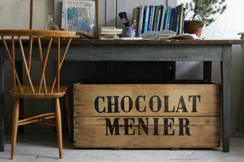 アンティーク木箱 フランス ショコラムニエ 【Antiques Truffle 京都