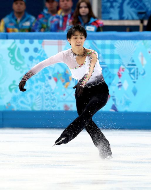 写真特集 - 羽生結弦のフリーの演技 - フィギュア、日本男子 - 2014