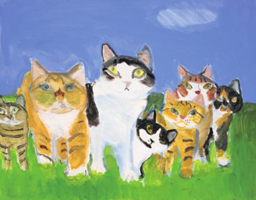 久下貴史 原画・版画展～マンハッタナーズの猫たち～/アートプリント