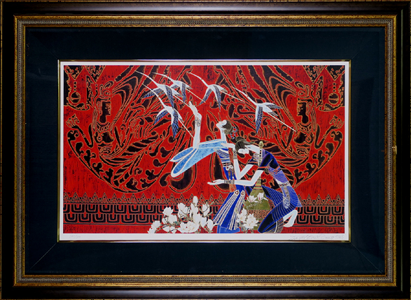 ティンシャオカン 丁紹光 コンテンプレーション 想い アートポスター