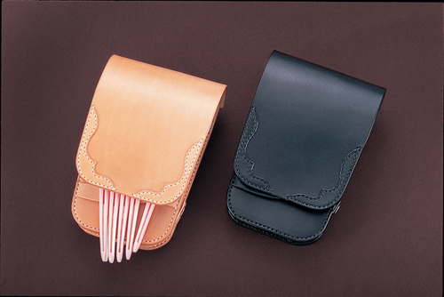 革製品・革財布のビーズ屋公ちゃん｜シザーケースBOXタイプ フタ付