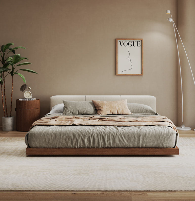 ローベッド ステージベッド 天然木製フレーム mfs-1807