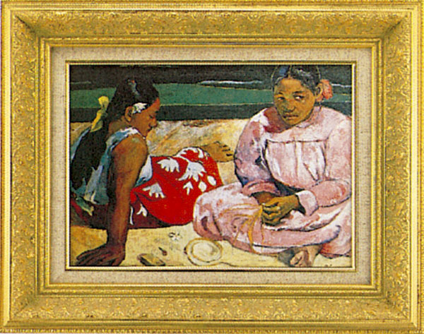 タヒチの女／ゴーギャン