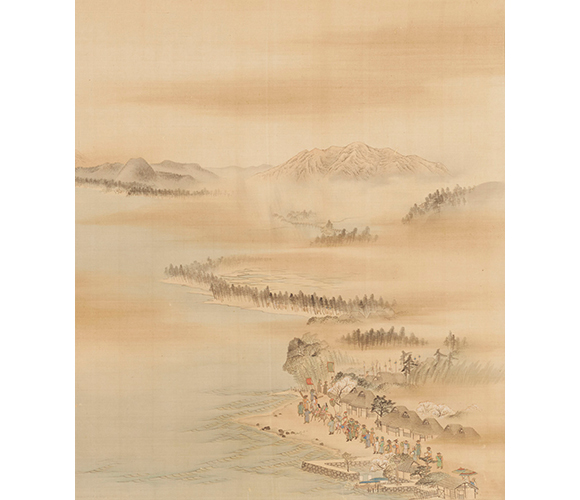 琵琶湖図／滋賀県立琵琶湖文化館 The Museum of Shiga Prefecture