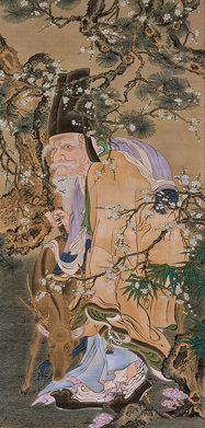 南山寿星図／滋賀県立琵琶湖文化館 The Museum of Shiga Prefecture