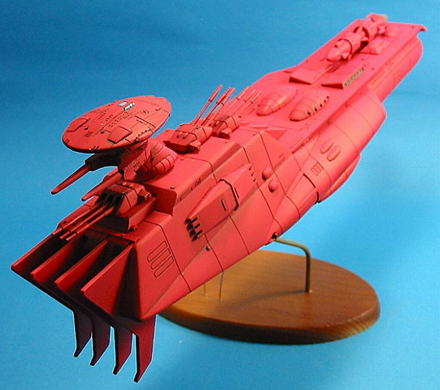 NONスケール デスラー戦闘空母 ～宇宙戦艦ヤマト～ を作ってみました