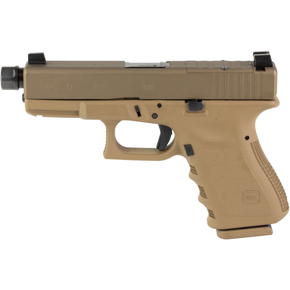 Glock 19XOR G3 9mm Semi Auto Pistol UI1950203XSCT | 15+1 Rounds
