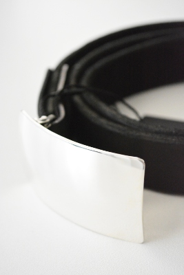 318-22 シルバーバックルベルト30mm巾 イサムカタヤマ バックラッシュ