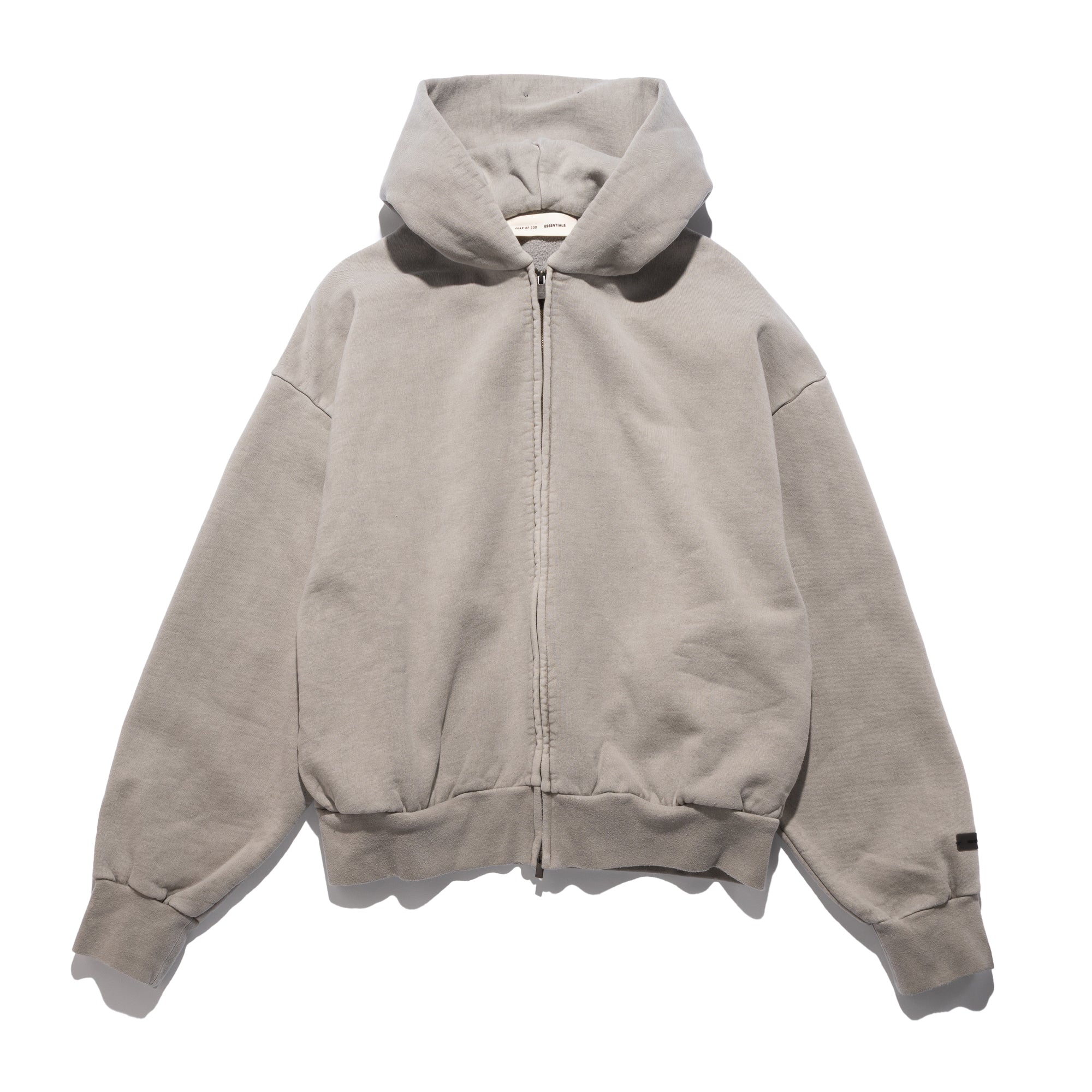 Embroidered Classic Zip Hoodie Smoke Grey 192HO254781F – Capsule