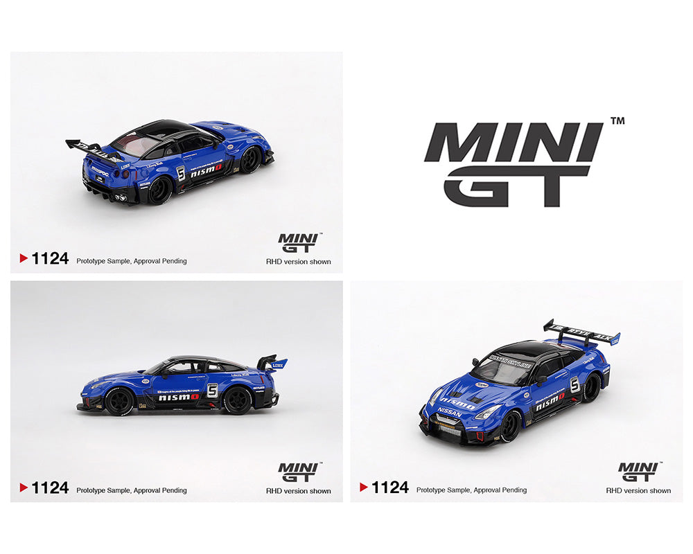 Mini GT 1:64 LB-Silhouette WORKS GT NISSAN 35GT-RR Ver.2 – Blue