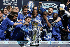 Chelsea edges Charlton, celebrates title