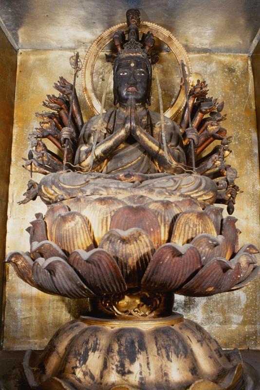 木造十一面千手観音坐像（青原寺）／三田市ホームページ