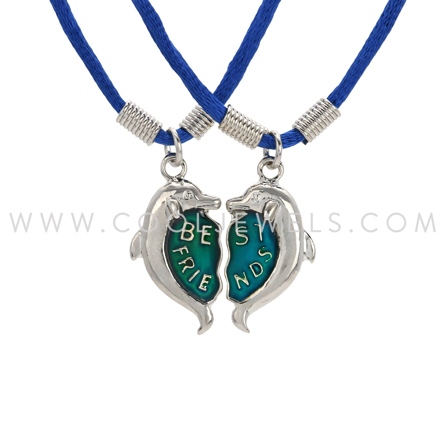 Mood Heart Necklace | Mood Best Friends Necklaces – Cool Jewels