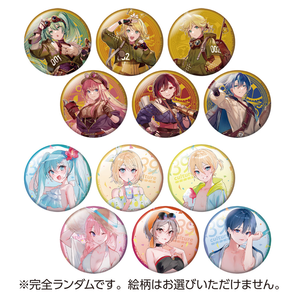 39Culture 2024 トレーディング 大き目メタリック缶バッジ （単品